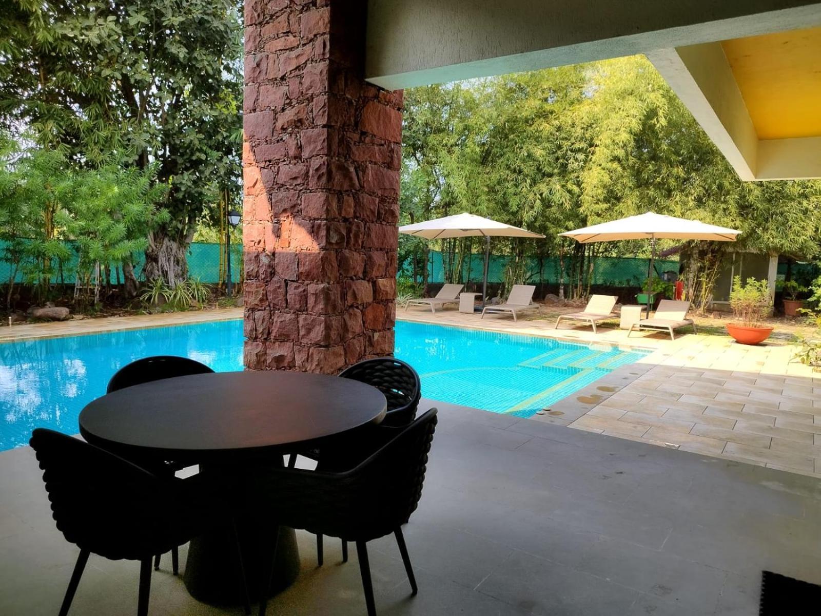 Casa Blanca 3Bhk W/Pool Near Mandwa, Alibaug Villa Alibág Kültér fotó